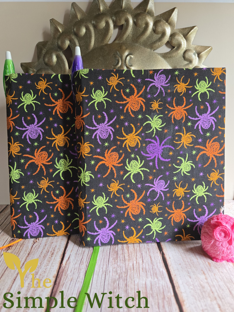 Neon Spider Journal with Pen
