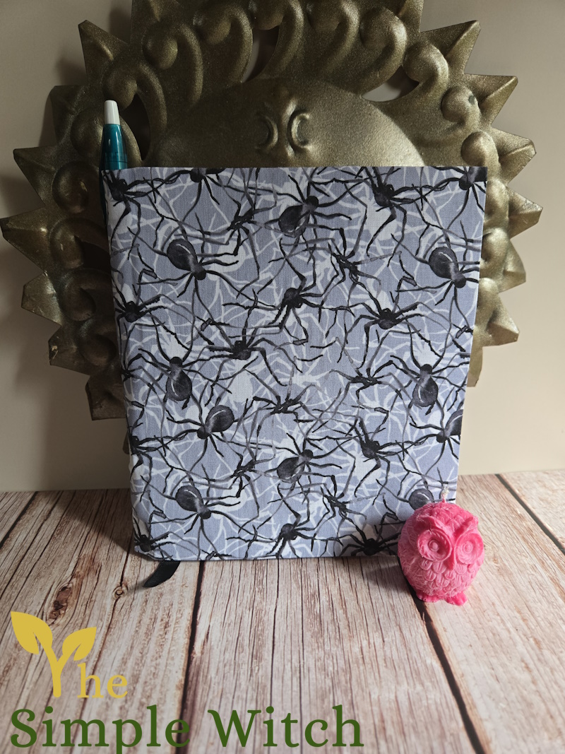 Gray Spider Journal with Pen